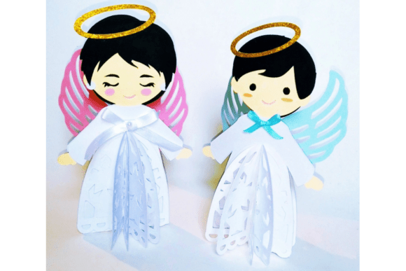3D ANGELS. SVG Templates: A Modern Approach to Digital Crafting