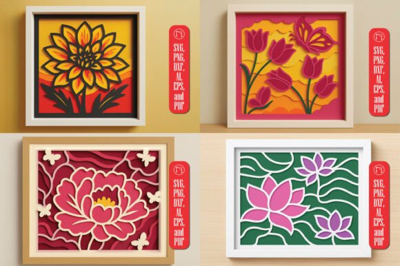 3D Floral Shadow Box SVG Bundle: A Creative Guide