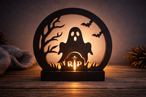 3D Halloween Light Stand for Spooky Décor