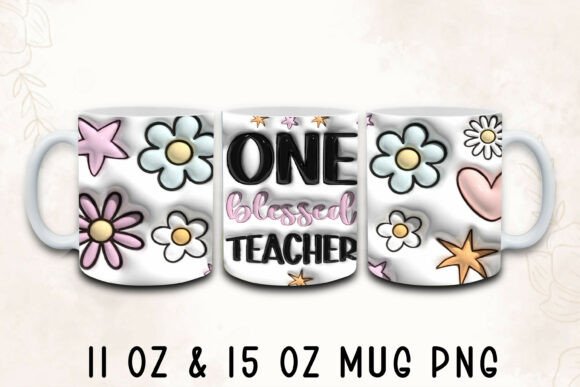 3d Inflated Teacher Mug Wrap Design Guide