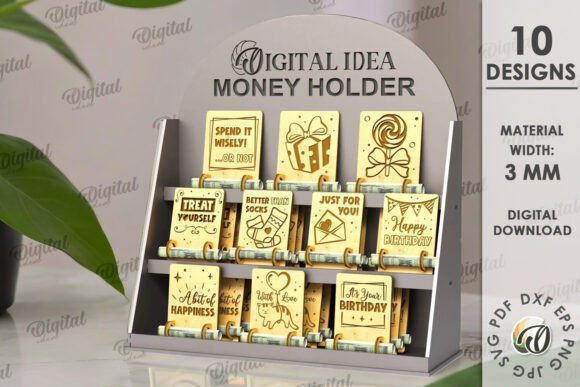 3D Money Holders Laser Cut Bundle