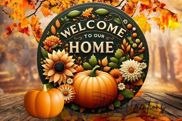 3d Welcome to Our Home Round Clipart Png: A Versatile Digital Asset for Creators