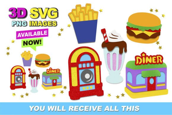 50s Diner 3D SVG and Clipart: A Practical Guide for Creators