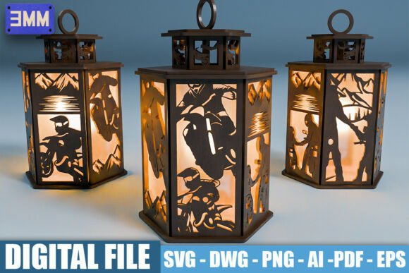 Bringing the Open Road to Life: A Guide to 3D Motorcycle Lantern Laser Cut Files