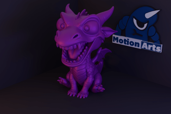 Crazy Expression Dragon 3D Model