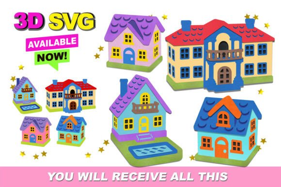 Doll House Elements 3D SVG: A Creative Deep Dive