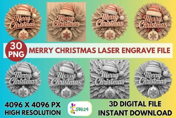 Evaluating the 3D Merry Christmas Laser Engrave File for Holiday Production