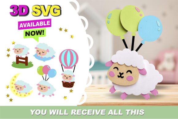 Evaluating the Sheep Kawaii 3D SVG for Digital Crafting Projects