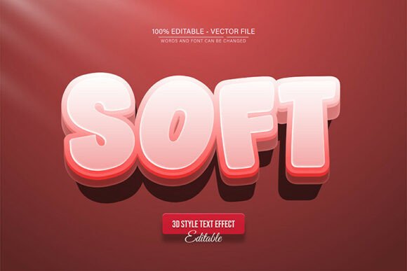 Pink Bold 3D Long Shadow Text Effect