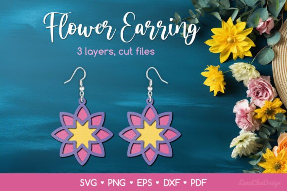Understanding the 3D Layered Flower Earring SVG Cut File for Jewelry Design