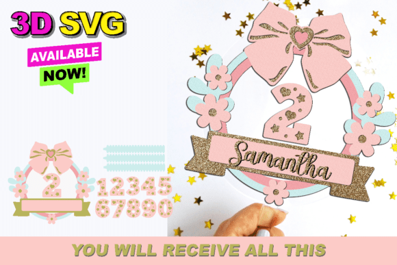 Unlocking the Magic of the Coquette Shaker Cake Topper 3D SVG Collection